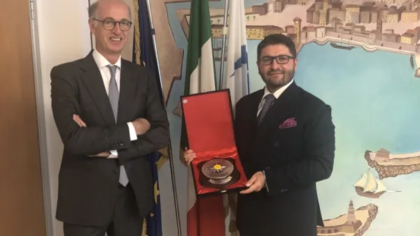 L’Ambasciatore del Belgio in visita all’AdSP e a CFFT nella sua prima uscita ufficiale in Italia