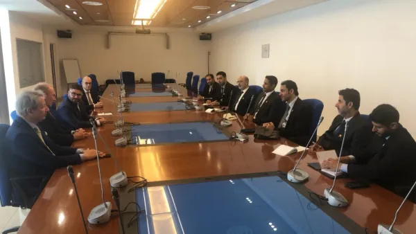 Delegazione dell'Oman in visita al porto di Civitavecchia