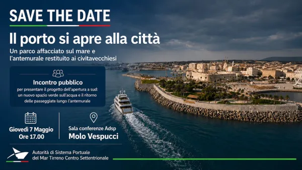 Il porto si apre alla città. 