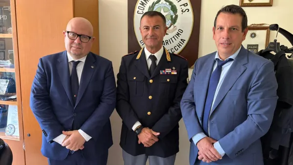 Porto di Civitavecchia, Deidda e Latrofa alla Polizia di Frontiera. L’AdSP: “Conosciamo le criticità, siamo già al lavoro per dare risposte concrete”