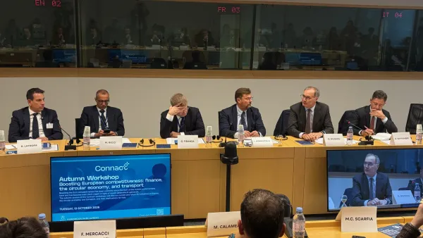 Missione a Bruxelles, Latrofa porta in Europa le priorità del porto di Civitavecchia: «Obiettivi ambiziosi, ma servono le risorse per raggiungerli»